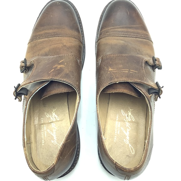 John Frye Men\'s Brown Loafers Leather  Size: 11